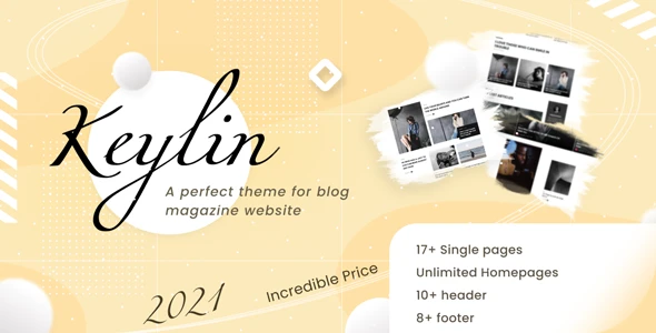 Keylin – WordPress Magazine and Blog Theme